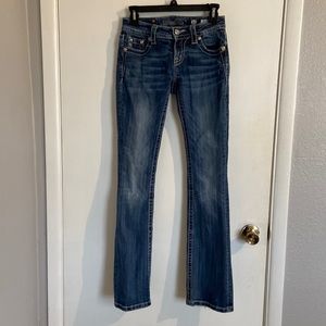 Miss Me relaxed fit boot cut jeans size 25 length 34.